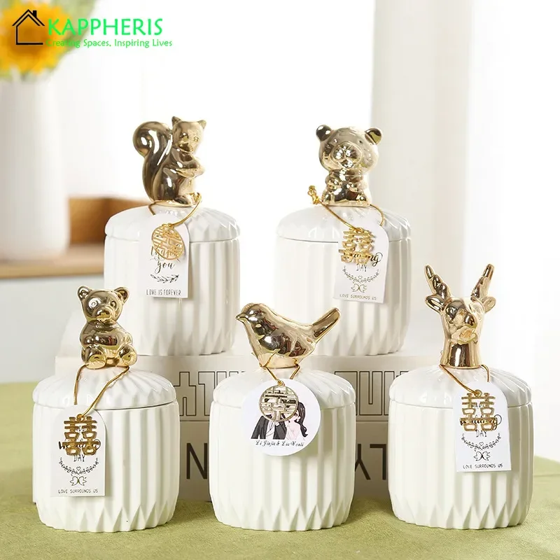 White Ceramic Candle Jars for  - Candle Making Jars Wholesale ulasan dan harga