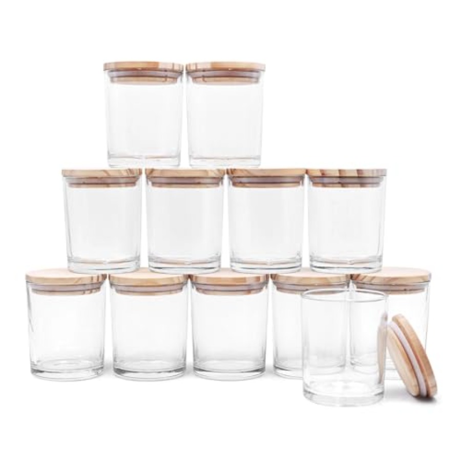 12 PCS 7 OZ Thick Glass Candle - Candle Making Jars Wholesale ulasan dan harga