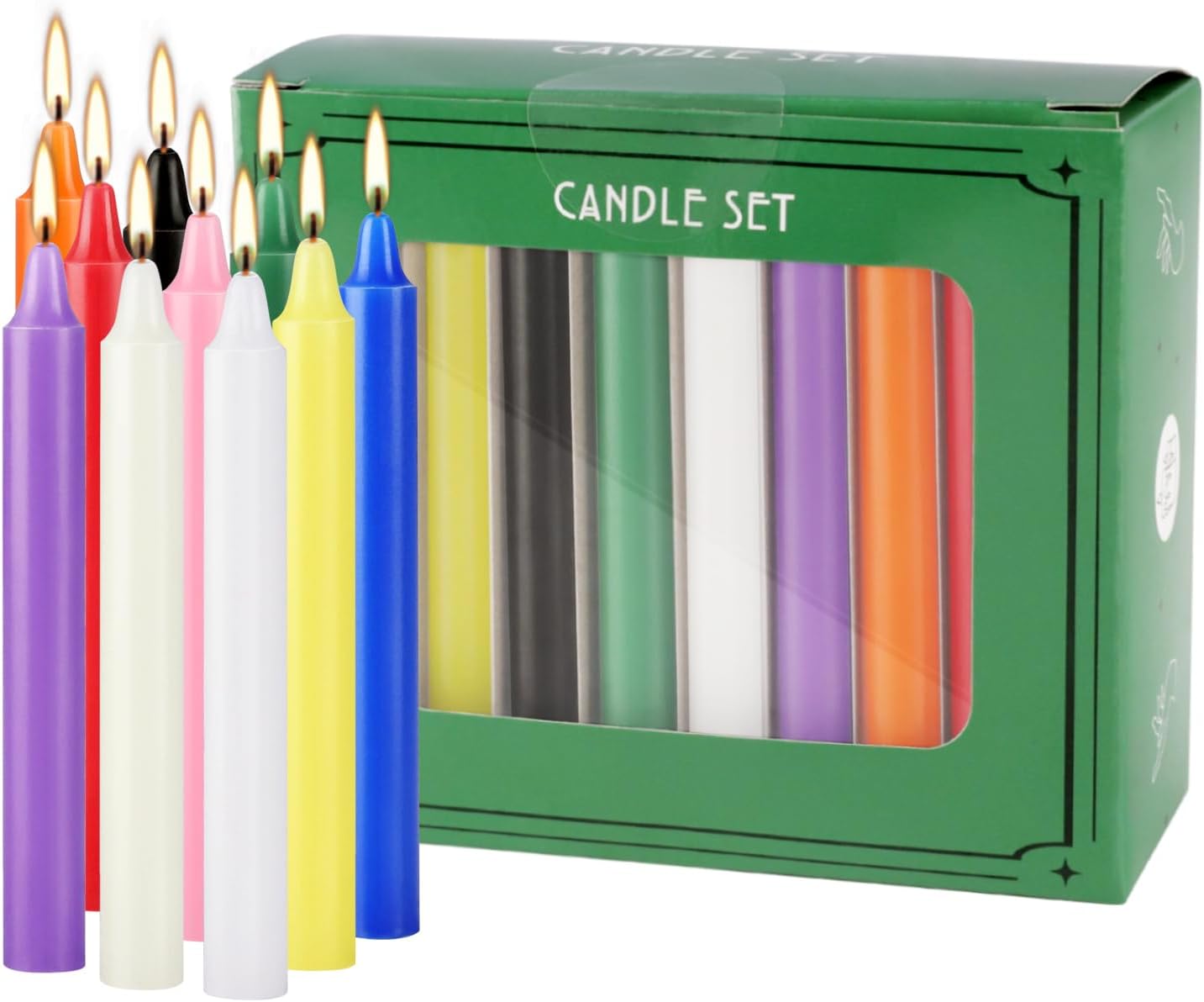 20 Colorful Small Stick Candle - Candle Making Place ulasan dan harga