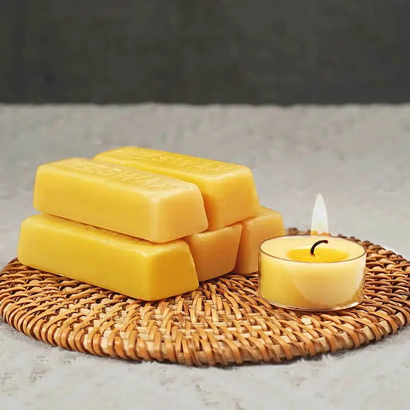 4/8pcs Pure Beeswax Blocks, Hi - Candle Making With Beeswax ulasan dan harga