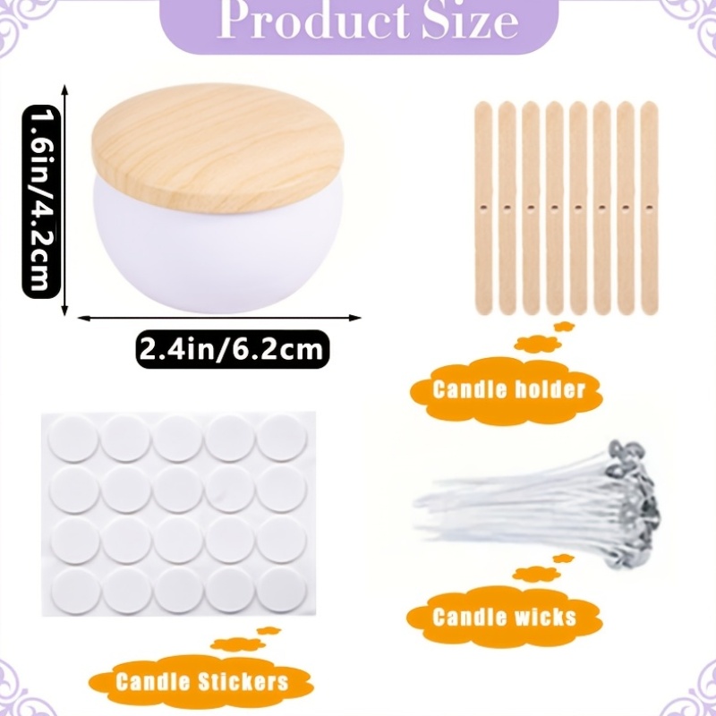 White matte empty candle jars  - Candle Making Jars Wholesale ulasan dan harga