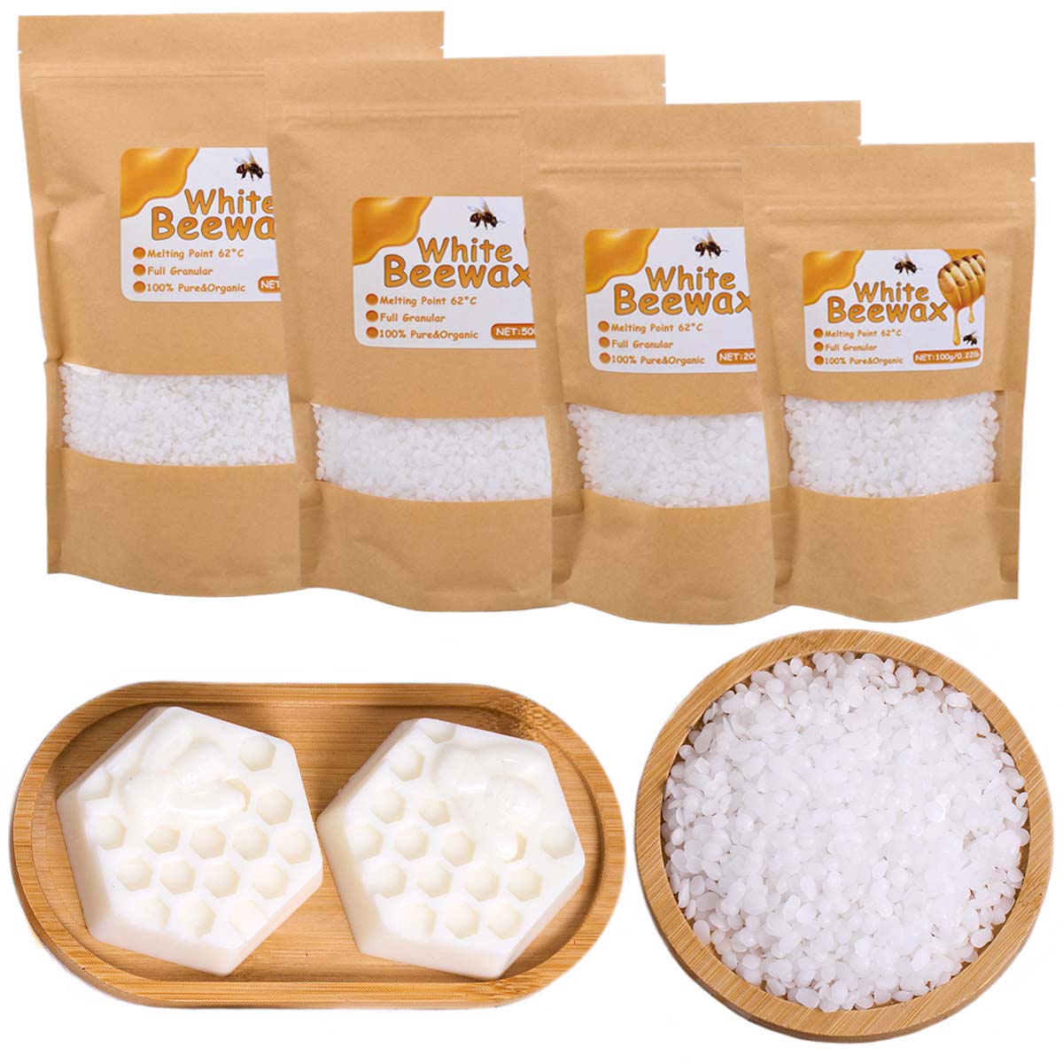 White Beeswax Pure Natural Gra - Candle Making With Beeswax ulasan dan harga