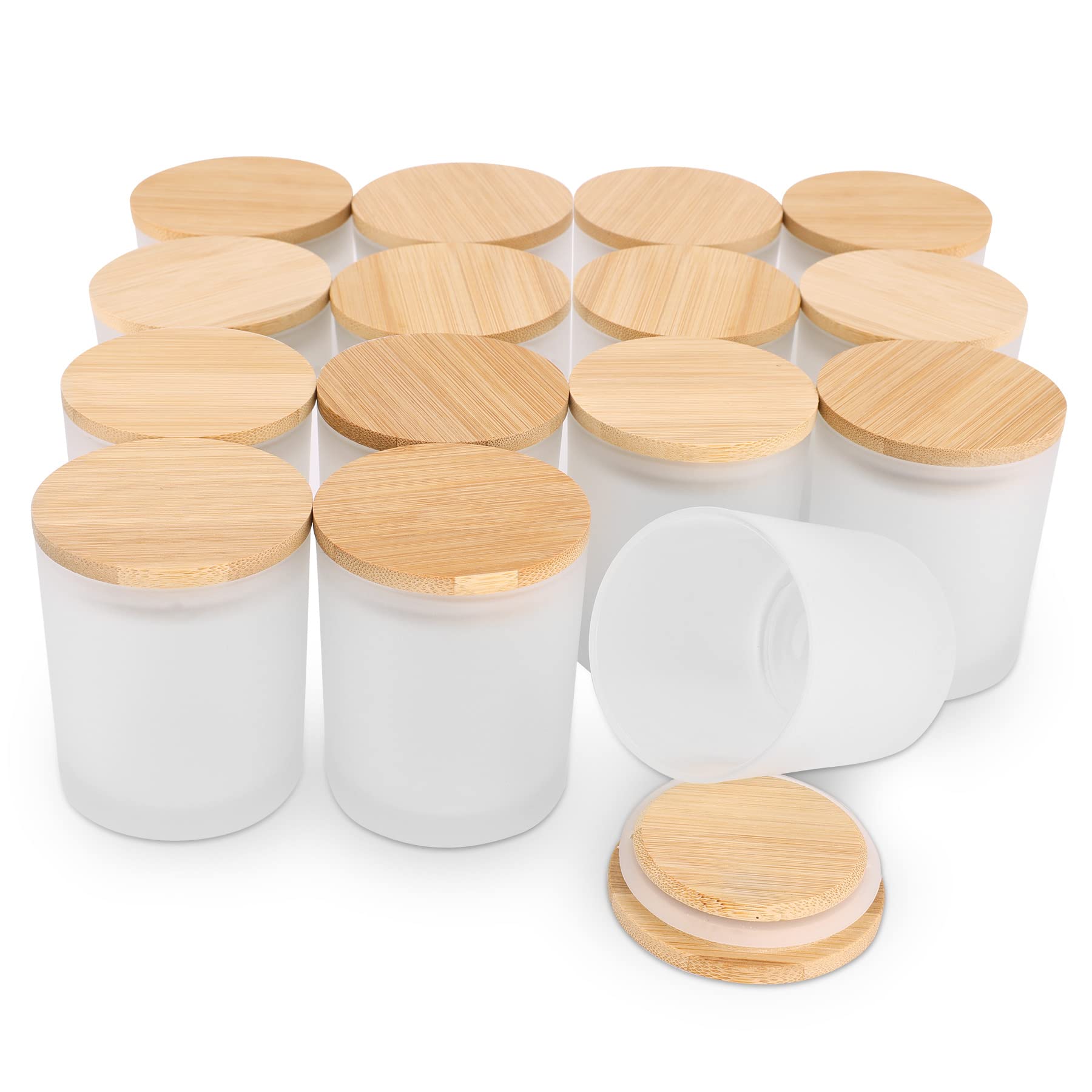 6-Pack 6OZ Frosted Amber Glass - Candle Making Jars Wholesale ulasan dan harga