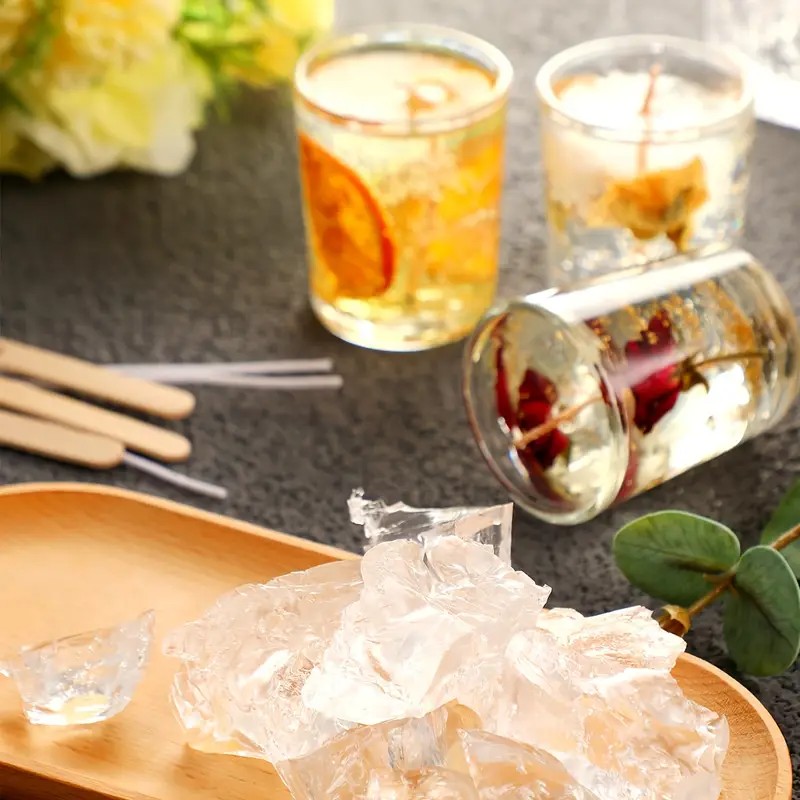 Transparent Crystal Wax, Jelly - Candle Making With Beeswax ulasan dan harga